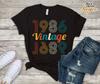 Geboren 1986 T-Shirt, Vintage 1986 Geburtstagsshirt, Retro-Stil, 33. Geburtstagsgeschenk, Tolles Geschenk für Frauen, Geschenk Geburtstag Frau, Süßes Vintage-T-Shirt