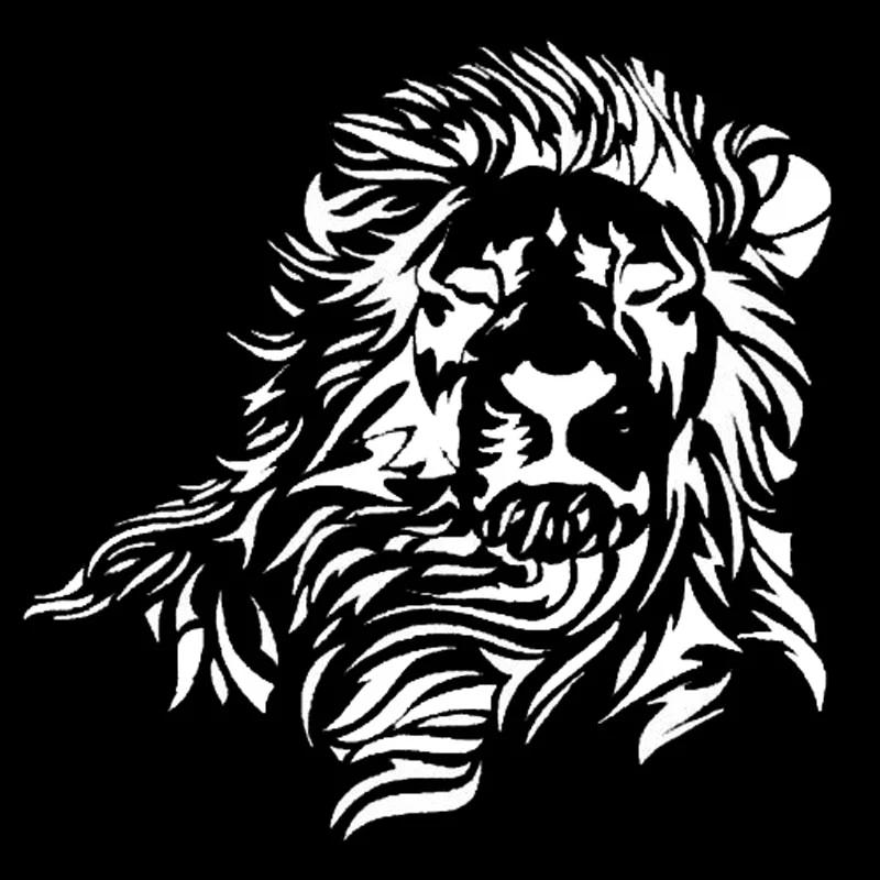 

Черный прозрачный Дикий Могучий Лев виниловые наклейки на автомобиль Tuck кузов автомобиля наклейка автомобильные аксессуары водонепроницаемый и солнцезащитный ПВХ, 17 см 17cm