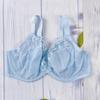 European and American Large Cup Fat Girl Ultra-thin Underwire Underwear Small Back Buckle Comfortable Bra