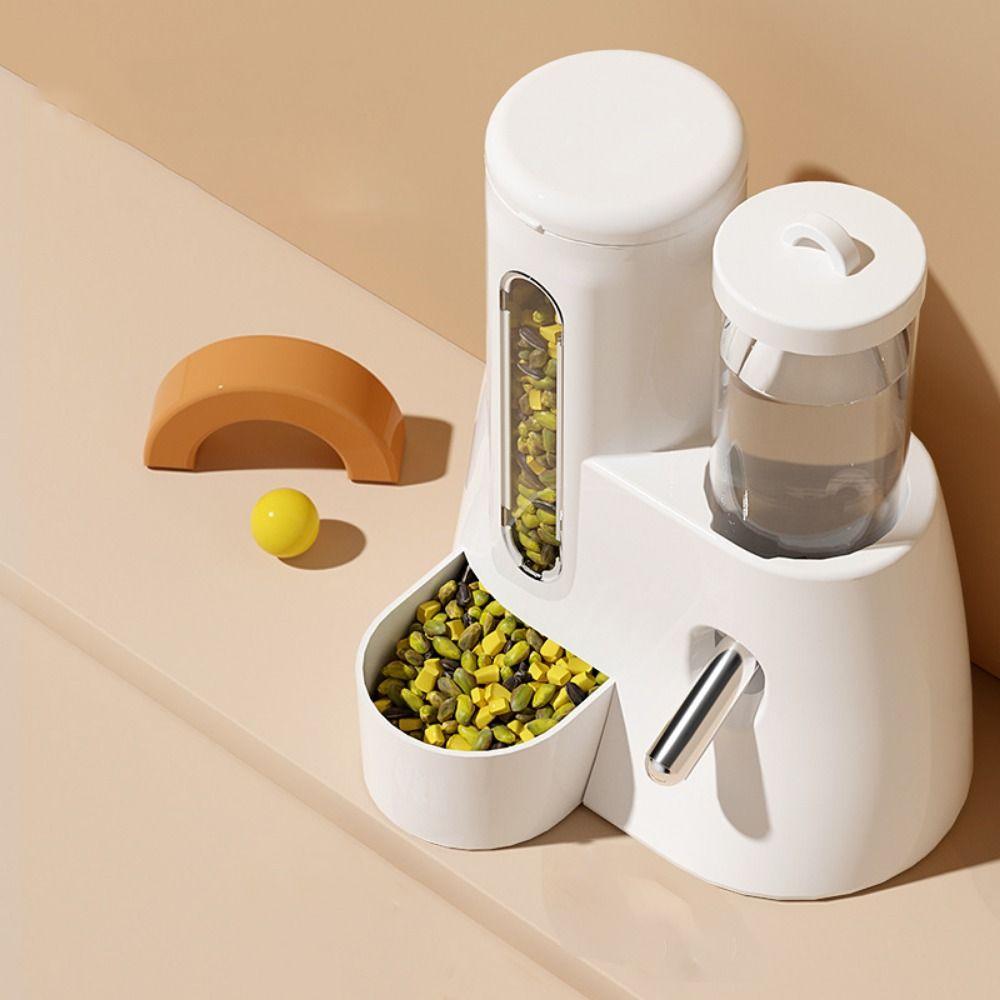 Large Capacity Feeding Water Dispenser Removable Golden Bear Food Bowl  Pet Supplies