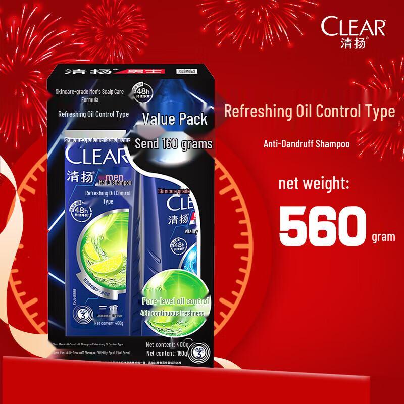 

Clear Men Refreshing Oil Control Anti-Dandruff Shampoo