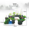 Weißer Jade-Schneeberg-Fels für Aquarien - Künstliche Aquarium-Landschaftsstein-Dekoration