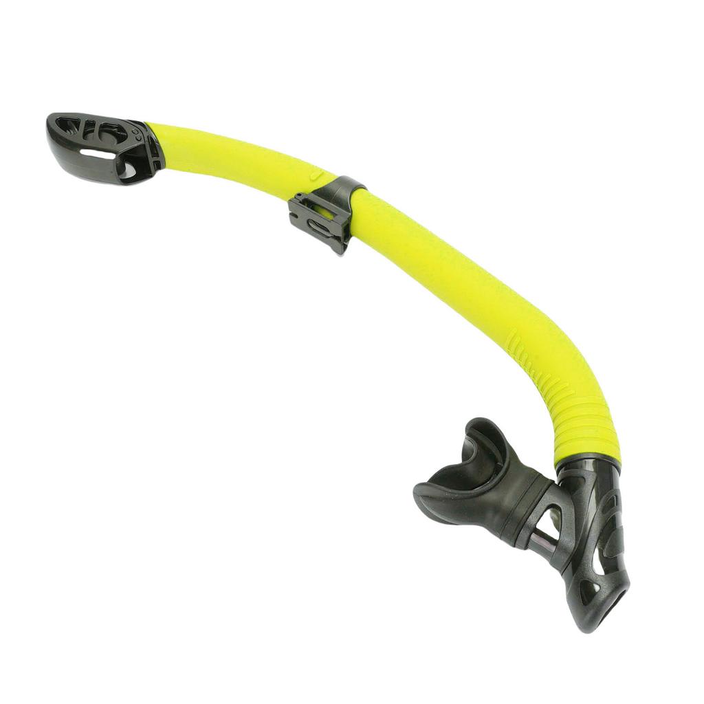 Dual Function Wet Full Dry Diving Snorkel with Bite Valve for Freediving Snorkeling Universal Diving Gear Easy Breath