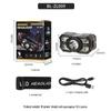 Wave Sensor Rechargeable LED Headlamp