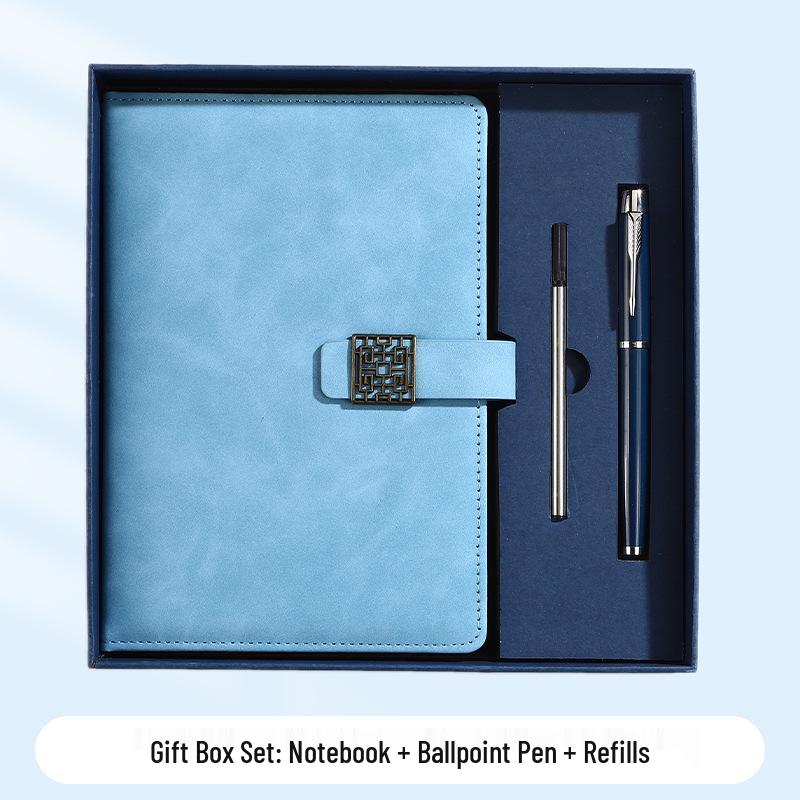 A5 Business Office Snap Button Notebook with Custom LOGO for Meetings