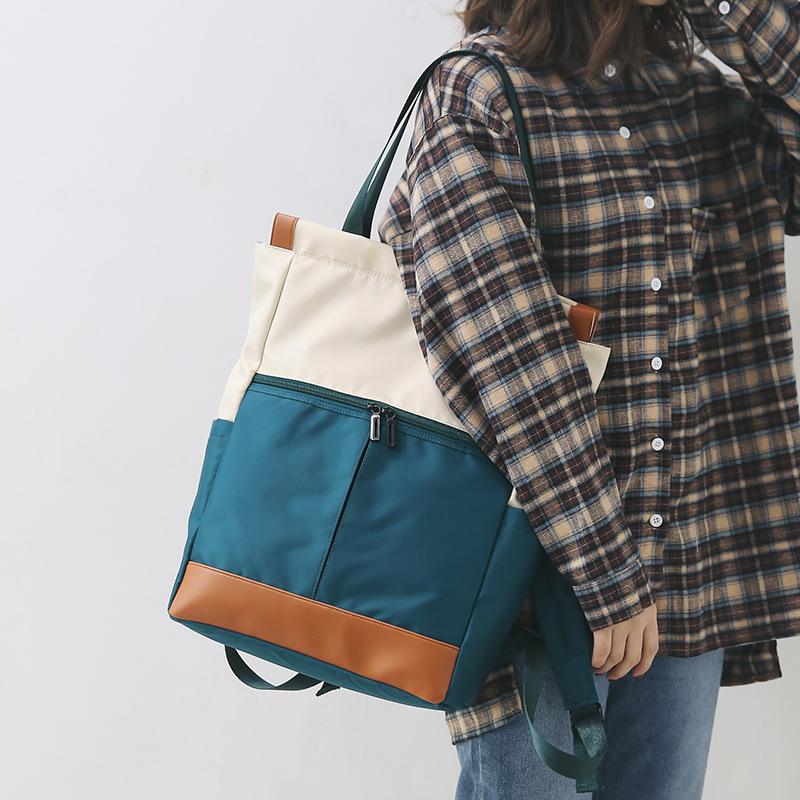 Schoolbag Vintage Girl Campus Backpack Women's Large Capacity Travel Computer Bag Backpack College Student School Bag 1019 New