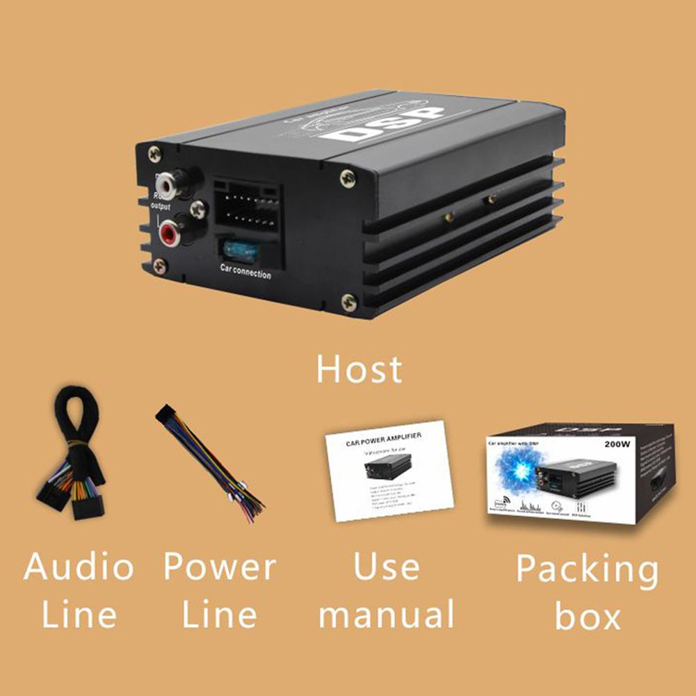 Car DSP Digital Audio Processor 4 Channel Audio Digital Sound Processor Car DSP Amplifier for Car Audio Enhancement China Mainland