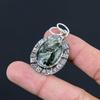 Daughters Day Deal Seraphinite Gemstone 925 Sterling Silver Sister Boho Pendant