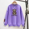 Spring, Autumn and Winter Trendy Sweater Women's Loose Casual Foreign Style Versatile Velvet Thickened 2025 New Crew Neck Jacket