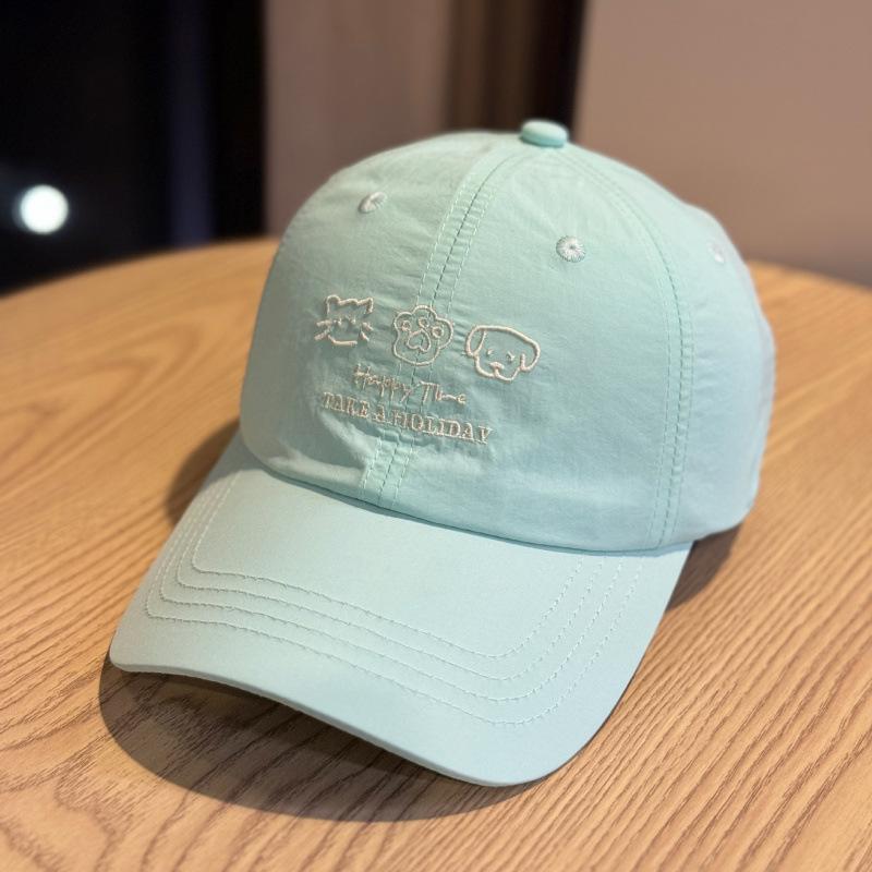 Spring And Summer Baseball Caps For Women, Sunscreen, Breathable And Quick-Drying Peaked Caps, Showing Their Faces, Cute And Versatile Hats For Men