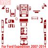 For Ford Expedition 2007-2014 Carbon Fiber Car Gear Panel Air Conditioner Outlet Frame Cover Trim Stickers Car Accessories
