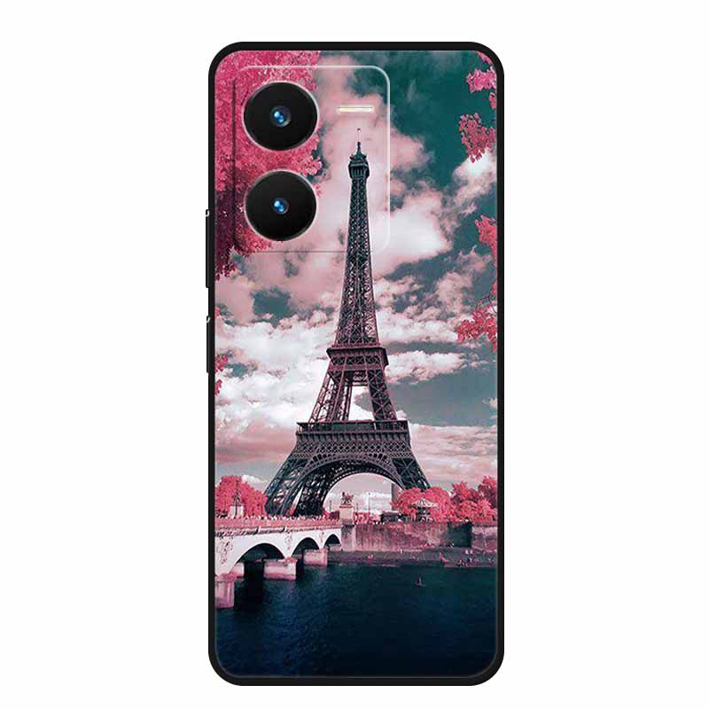 For Vivo IQOO Z8X Case Original Soft TPU Silicon Phone Back Cases for Vivo IQOO Z8 V2314A V2312A IQOOZ8x Protector Fashion Shell
