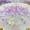 2000 Piece Mermaid Seashell Glitter PVC Table Confetti for Wedding, Birthday, Bridal Shower, Valentines Party Decorations (Pink)