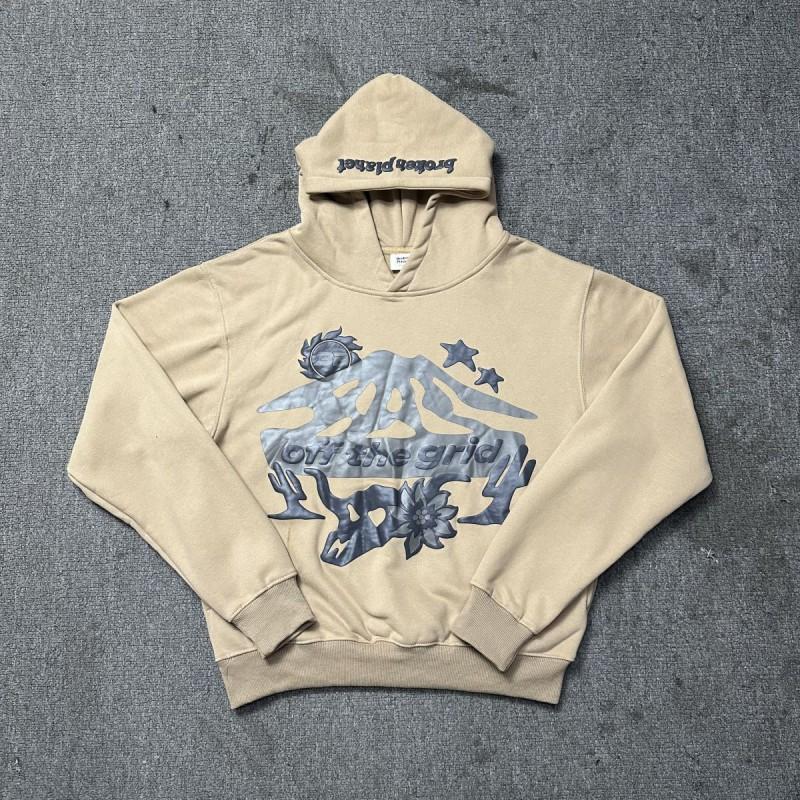 Broken Planet Streetwear Hoodie Set With