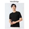 Mind Bridge Men's Silk-Linen Blend Knitted T-Shirt