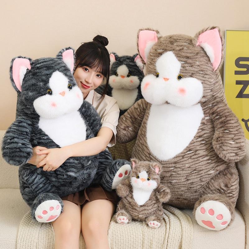 Cute Cute Chubby Kitten Doll Plush Toy Cat Doll Girl Rag Doll Birthday Gift