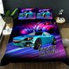 Car Bigfoot Series Three-Piece Duvet Set Digital Printing