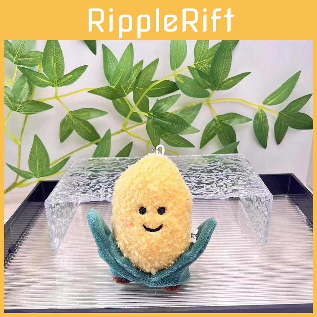 Charming Vegetable Plush Keychain Creative Broccoli Corn Leek Cute Doll Toy