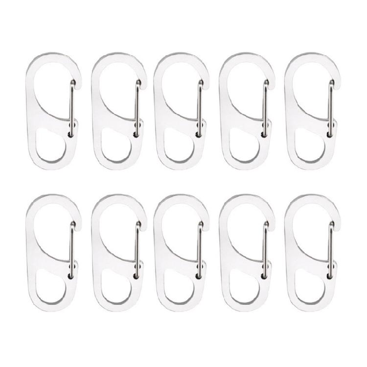 Multiuse Carabiner Clip Light Weight D-Shape Spring Clip Keyring Carabiner Hook 1