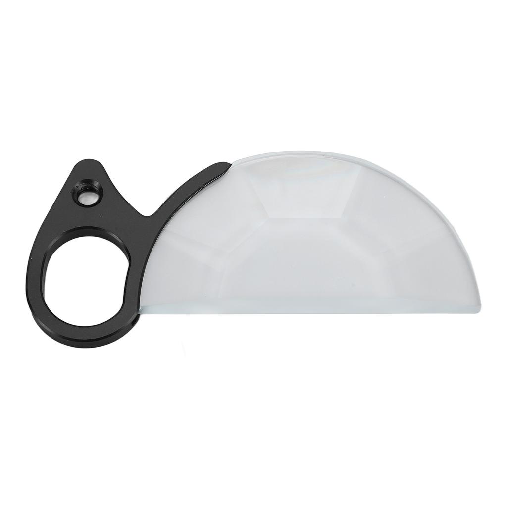 79mm Handheld Subtle Kaleidoscope Prism Semicircular Glass Filter Special Effects Filter Optical Glass Prism SLR Camera