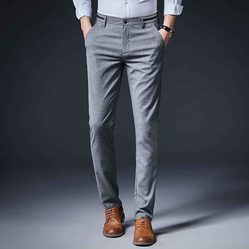 Men's Slim Fit Plaid Stretch Pants (2025 Summer/Autumn New) - Go One Size Up for a Looser Fit