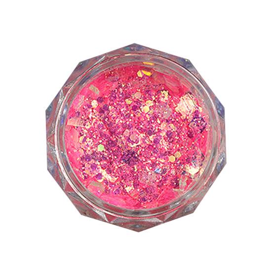 

1 коробка, глянцевый художественный эффект, блестящие блестящие ногти, светящиеся, без капель, DIY, переливающийся стиль светлячка C