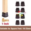 Table Chair Leg Protector Covers Thick Rubber Furniture Pads Floor Protectors Household No Scratches Reduce Noice Feet Caps Tool