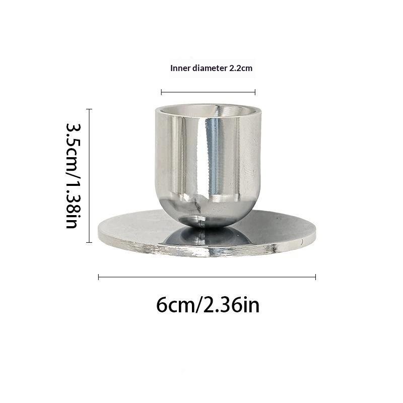 New Vintage Elegant Metal Tabletop Candle Stand Creative Candlestick Holder Home Decor