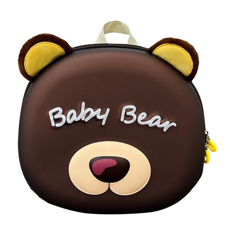 

Cute Glow In The Dark Bear Shaped Backpack For Boys And Girls Ideal For Preschool коричневый