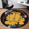 1pc Garfield DJ Office Round Area Rug,  Under Office Chairs Bedroom Living Room Home Decor A0926063