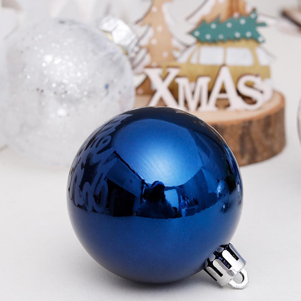 30pcs 6cm Christmas Balls Shatterproof Christmas Tree Pendant Plastic Hanging Ball Christmas Ball Ornaments for Xmas Tree