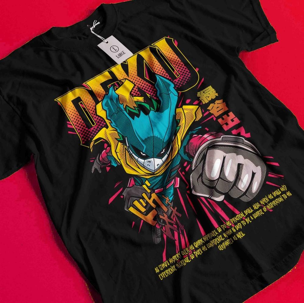 

Deku T-Shirt My Hero Academia Bakugo Katsuki Tee Anime Midoriya Dabi Shoto Shirt BB912 3XL