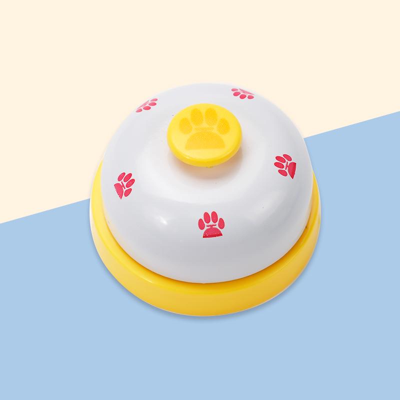 Pet Paw Print Training Bell for Cats & Dogs - Interactive Intelligence Toy for Golden Retrievers