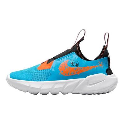 Flex Runner 2 Lil PS Blue Lightning Total Orange Kids Sneakers Black White DZ4487-400