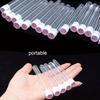 20pcs Empty Eyelash Brushes Tubes Container Reusable Crystal Lash Mascara Wand Flask Case