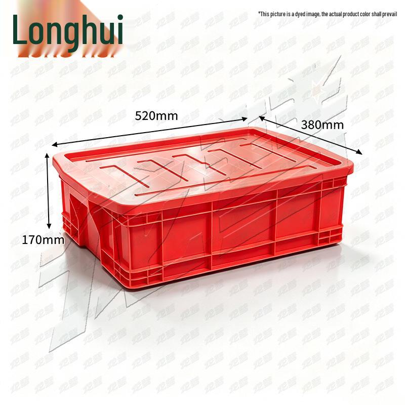 Longhui Plastic Storage Crate with Lid