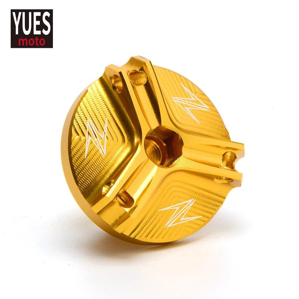 Moto Accessories M20*2.5 Aluminum Oil Filter Cup Engine Plug Cover For Kawasaki Z800 Z650 Z900 Z400 Z1000 Z1000R Z1000SX Z900RS