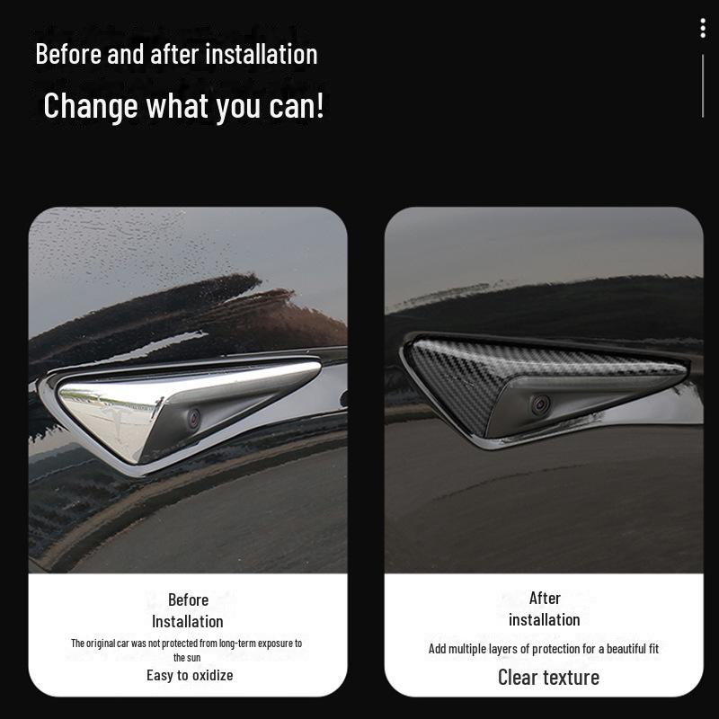Tesla Model 3Y Side Camera Protection Shell Cover - Anti-Scratch Side Fender Cover