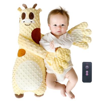Coussin de sommeil pour bébé 23 pouces, aide au sommeil pour la prévention des sursauts de bébé, coussin de sommeil à tapotement automatique de la paume, jouet apaisant pour les tout-petits