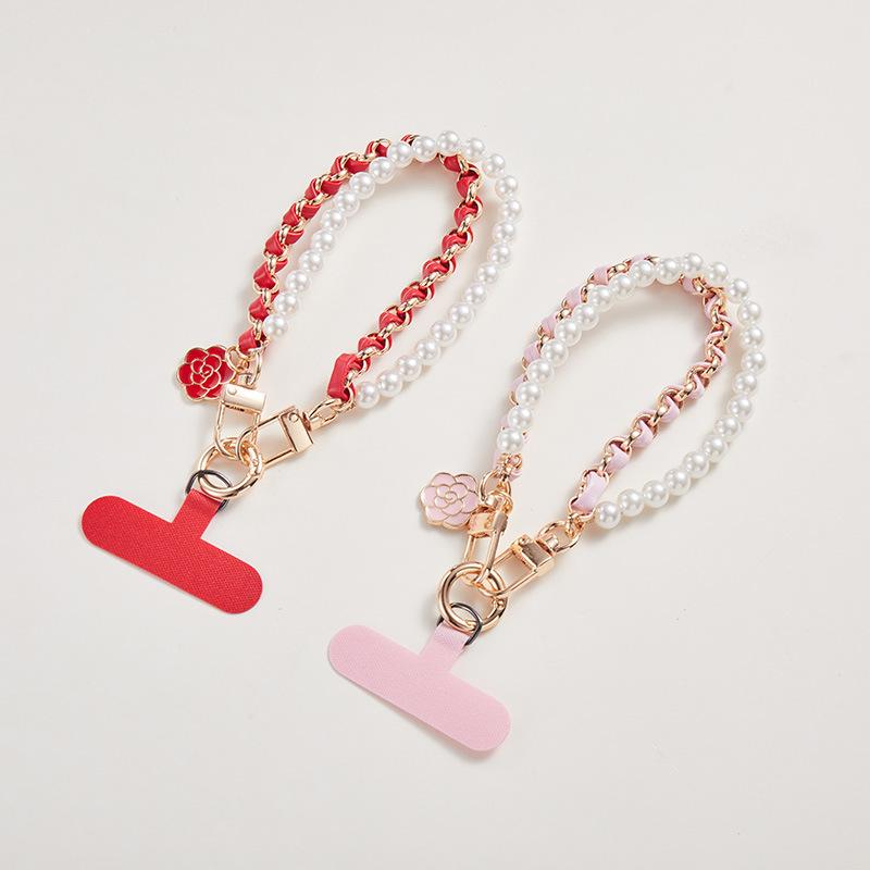 Xiaoxiangfeng Pearl Mobile Phone Chain Lanyard Wrist Mobile Phone Lanyard Lanyard Decorative Chain Wrist Lanyard