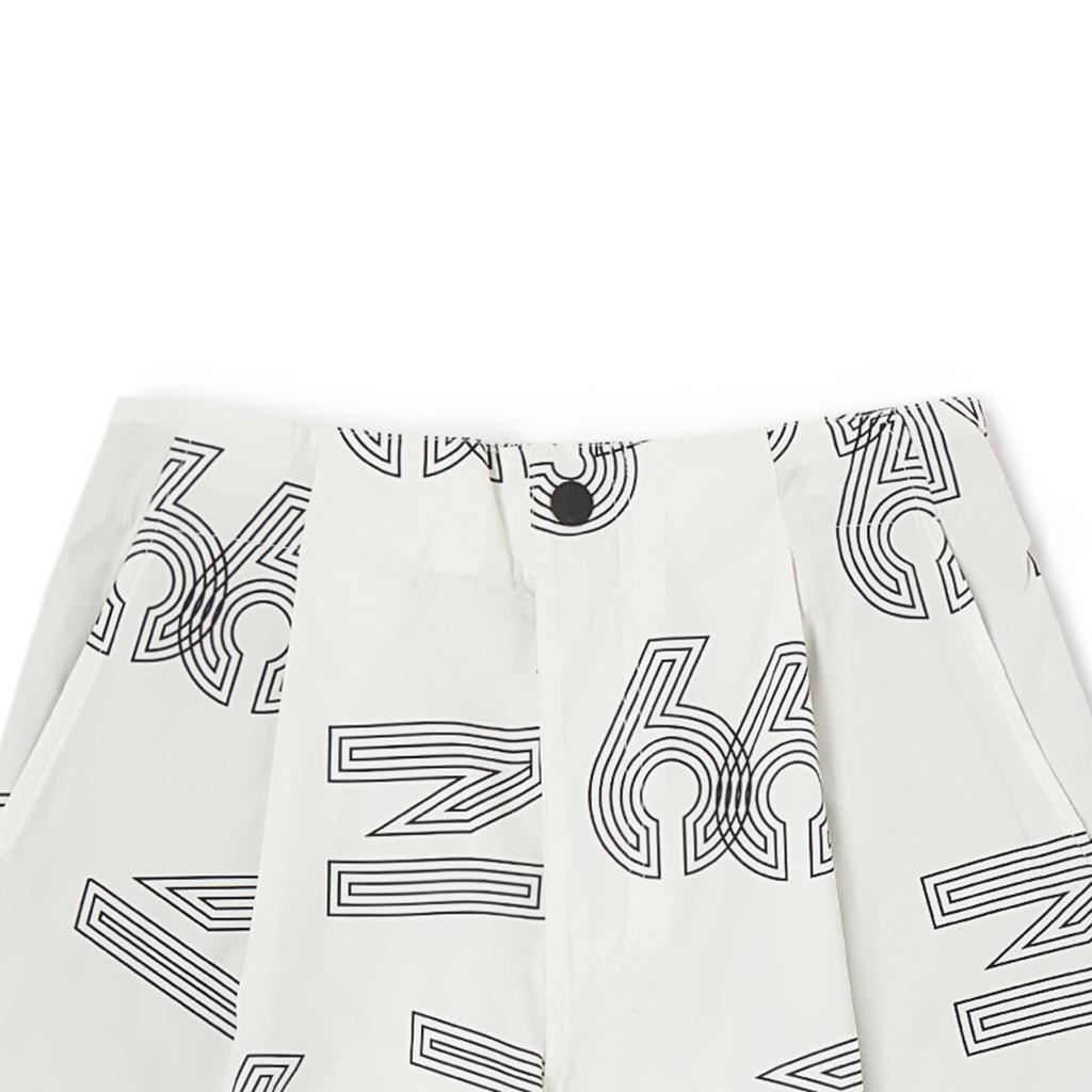 Vans Alphabet Striped Jacquard Woven Straight Casual Shorts Women Shorts Beige VN000F28YL0