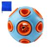 Wellvie Dog Toy Bell Ball S Size Pet Goods Sound-making Chew Supplies Outdoor Indoor Educational Exercise Deficiency Stress Relief Dental Care Small