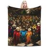 Super Warm Blankets Decorative Homestucked Manga Throw Blanket  Flannel Bedspread For Outdoor Street Trend Sofa Bed Cover