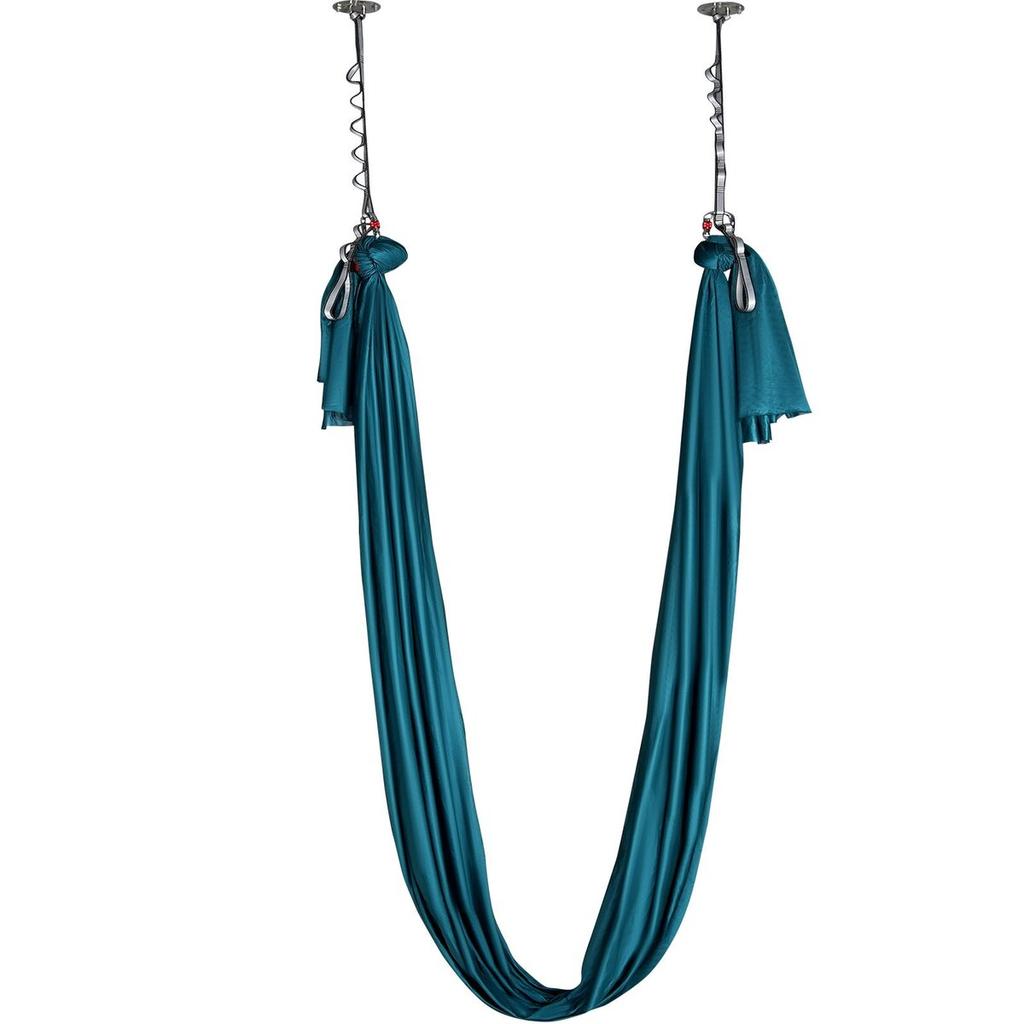 Aerial Silk & Yoga Swing, 8.7 Yards, Aerial Yoga Hammock Kit with 100gsm Nylon Fabric, Full Rigging Hardware & Easy Set-up Guide, Antigravity Flying