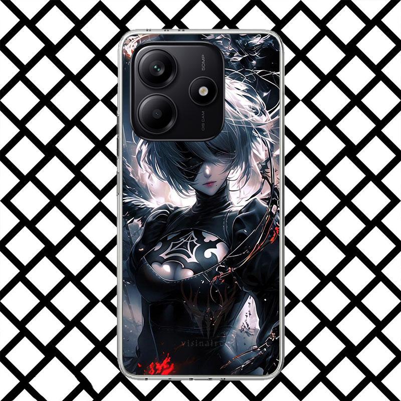YoRHa No. 2 Type B Phone Case for Xiaomi Redmi Note 15 14 14S 13 12 12S 11 Pro Plus 11E 11T 11S 10S 5G Soft Cover Fundas Redmi N