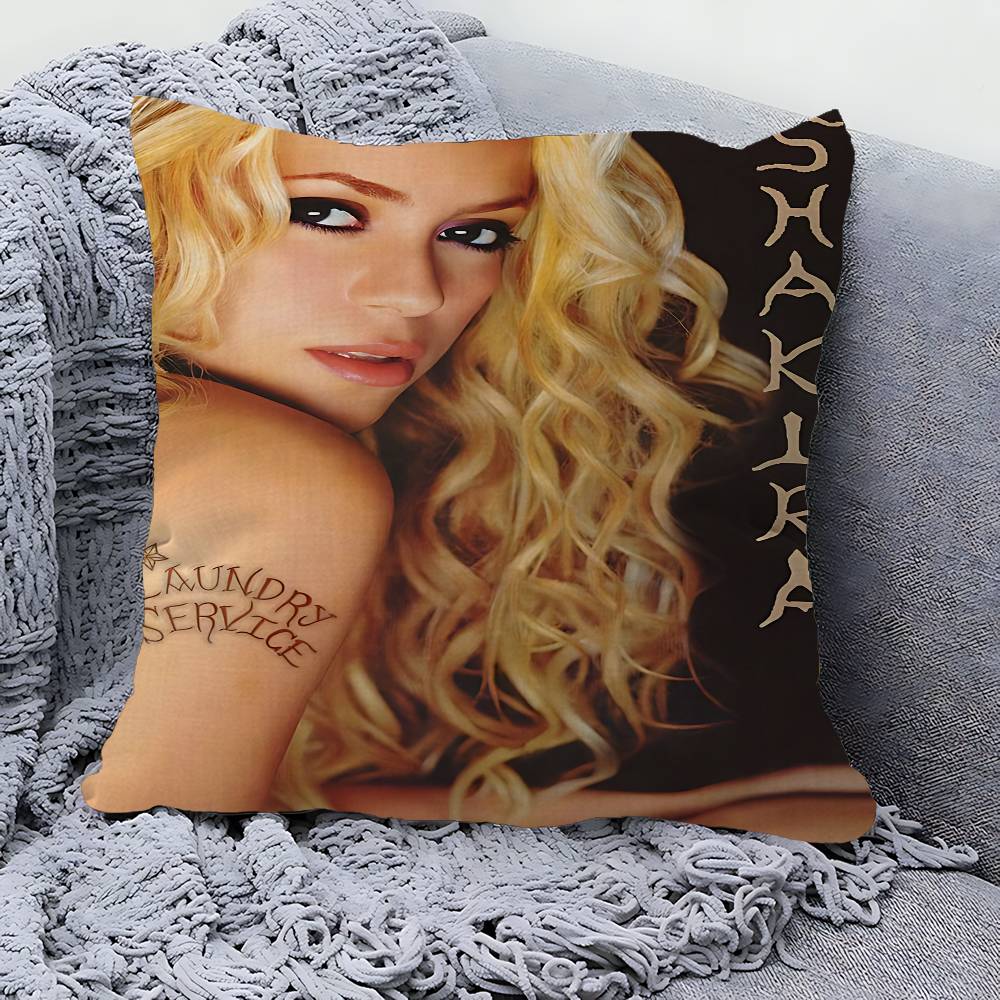 Singer S-shakira Pillow Gifts Home Office Furnishings Bedroom Sofa Car Cushion Cover Case 45x45cm