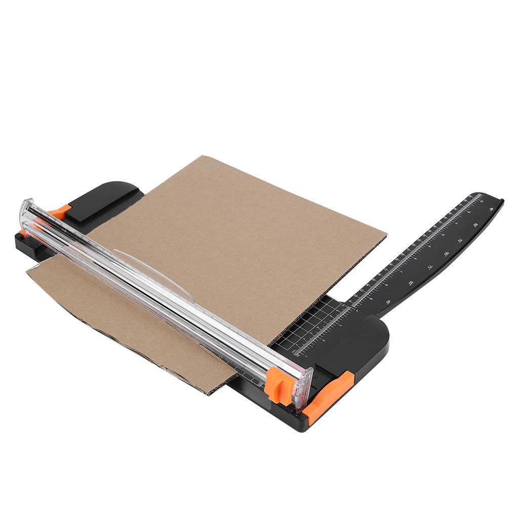 Cutter portabil glisant pentru hârtie, trimmer, mașină de tăiat, tăietor foto pentru etichete, rechizite de birou