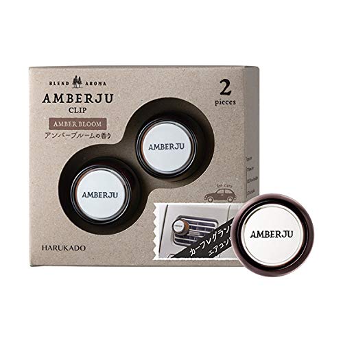 

Seikado Ambage Clip Set of 2 Amber Bloom Car Deodorizing Product Size: 4.5 Product size: 115 x