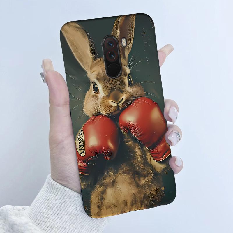 For Pocophone F1 Case Cute Cartoon Panda TPU Soft Silicone Phone Case For Xiaomi Pocophone F1 Back Cover PocoF1 Poco F 1 Fundas