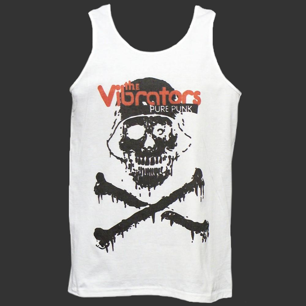 

The Vibrators Punk Rock T-SHIRT vest top unisex white S-4XL 2XL